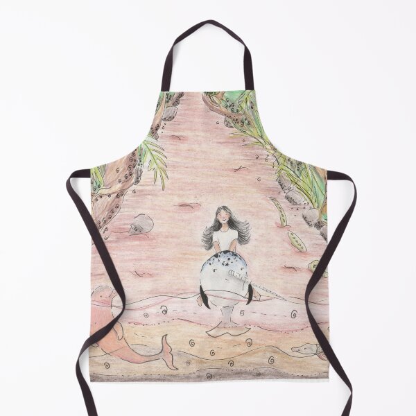 Item preview, Girl and narwhal | The Amazon | Rainforest | Jungle designed and sold by aliekesdrawings.