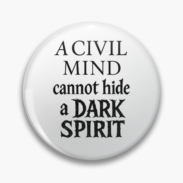 Item preview, A Civil Mind Cannot Hide a Dark Spirit – Christian Truth Typography Design designed and sold by VSCRL Art Collection Studio.