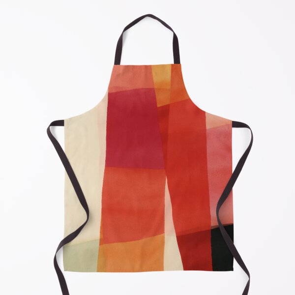 Item preview, A warm abstract design built with layered color blocks in red, orange, and cream tones. The soft transitions and simple composition create a balanced, modern look with a calm visual presence. designed and sold by trajeado14.