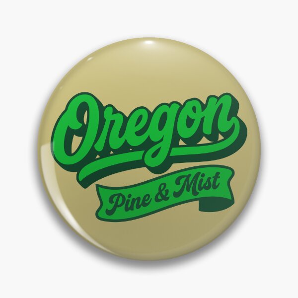 Item preview, Vintage Oregon Pine & Mist | Retro Pacific Northwest designed and sold by Cozy-Old-Pub.