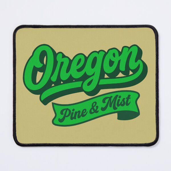 Item preview, Vintage Oregon Pine & Mist | Retro Pacific Northwest designed and sold by Cozy-Old-Pub.