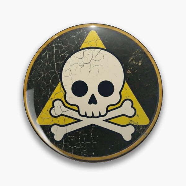 Artikelvorschau, Retro Distressed Lethal Dose Toxic Skull Gear Deca entworfen und verkauft von octozap.