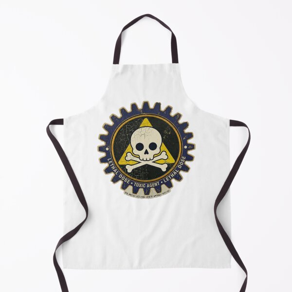 Artikelvorschau, Retro Distressed Lethal Dose Toxic Skull Gear Deca entworfen und verkauft von octozap.