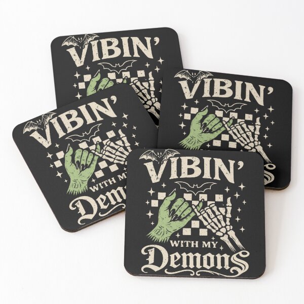 Item preview, Vibin With My Demons Gothic Spooky Graphic designed and sold by margamPagenberg.