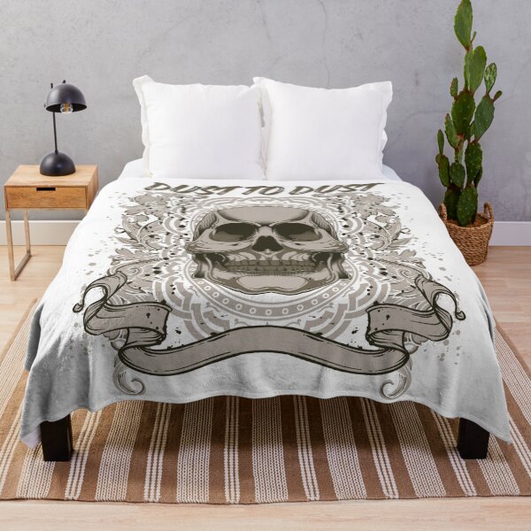 Item preview, Dust To Dust - Lucky 13 Gothic Skull Tattoo Streetwear designed and sold by snapifyprints.