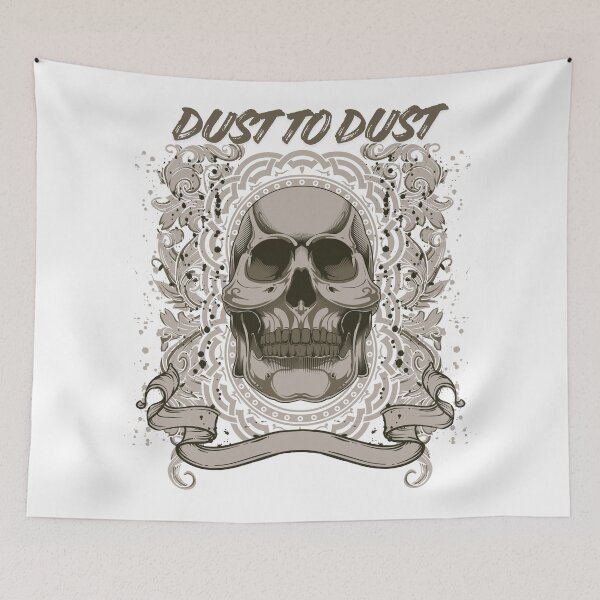 Item preview, Dust To Dust - Lucky 13 Gothic Skull Tattoo Streetwear designed and sold by snapifyprints.