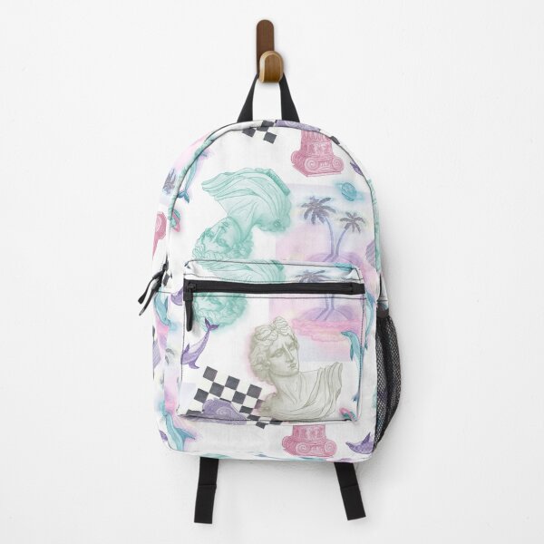 Item preview, Vaporwave Dreams | Collage on White Background designed and sold by Doodle Finch Designs.