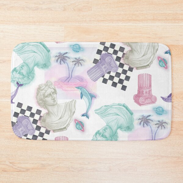 Item preview, Vaporwave Dreams | Collage on White Background designed and sold by Doodle Finch Designs.