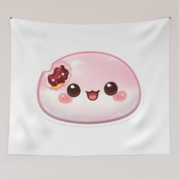 Item preview, Cute Mochi Character – Kawaii Japanese Dessert Sticker designed and sold by DesignEG.