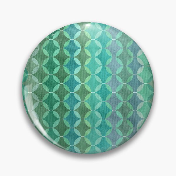 Item preview, Seafoam Green Geometric Circles  designed and sold by micklyn.