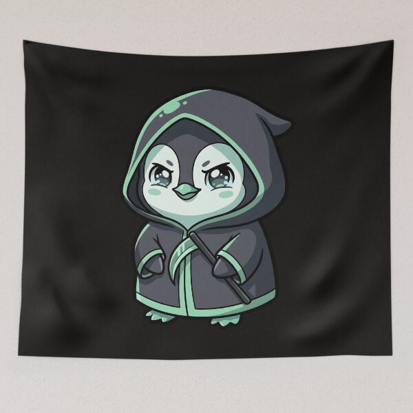 Item preview, Cute Grim Reaper Penguin designed and sold by AwesomeBeyondLimits.