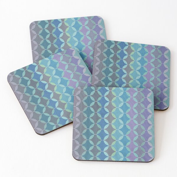 Item preview, Blue Violet Mid Century Circles  designed and sold by micklyn.