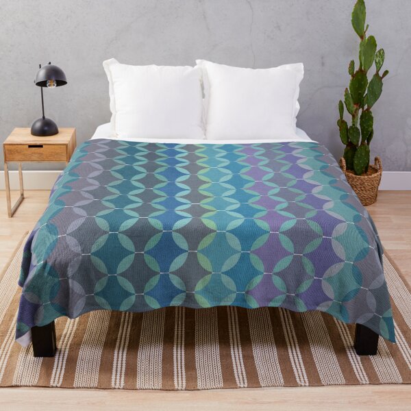 Item preview, Blue Violet Mid Century Circles designed and sold by micklyn.