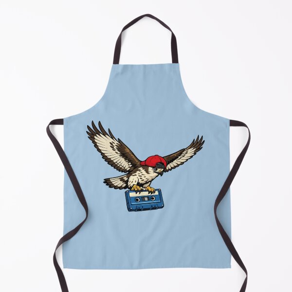 Item preview, Hip-Hop Hawk – Retro Cassette Flight Design designed and sold by Dogandesighn.