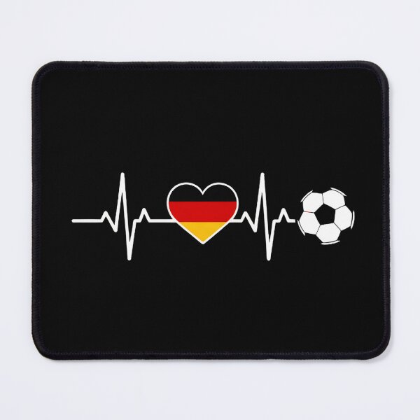 Item preview, Germany Football Heartbeat | Deutschland Soccer Fan EKG designed and sold by dudelinart.