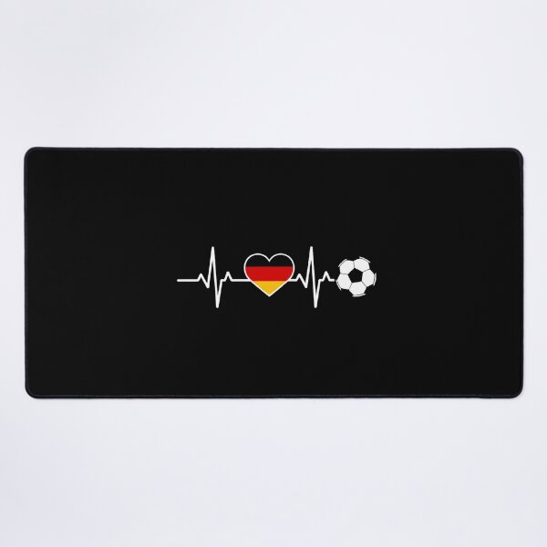 Item preview, Germany Football Heartbeat | Deutschland Soccer Fan EKG designed and sold by dudelinart.