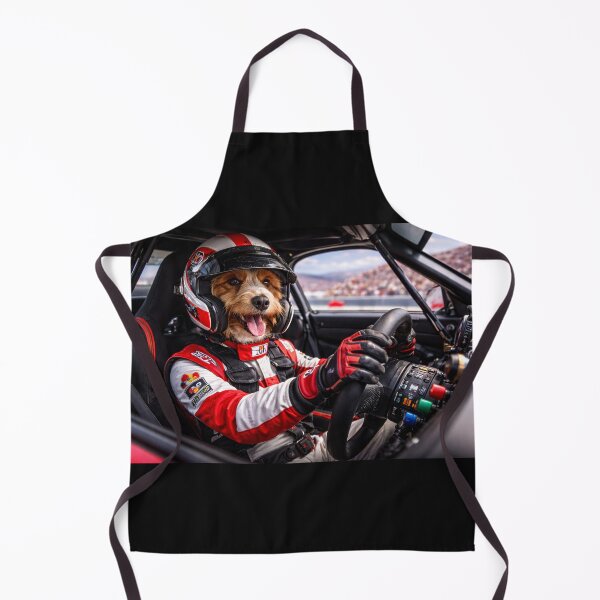 Item preview, Cockapoo Racing Driver on the Track designed and sold by Paul Thompson Photography.