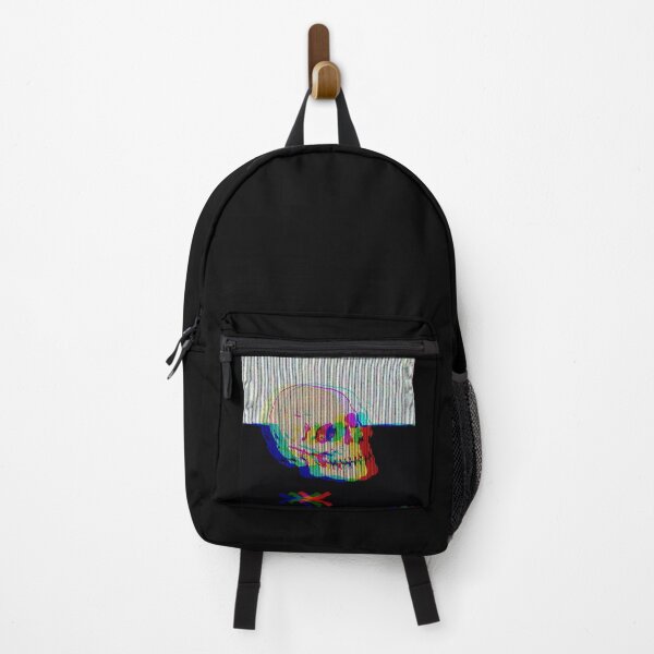 Item preview, Rainbow Glitch Skull with Colorful X designed and sold by MikZviagin.