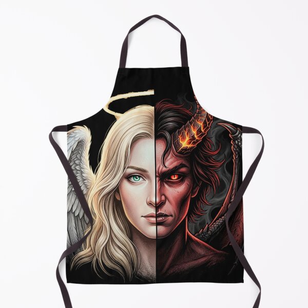 Item preview, Angel vs Demon Split designed and sold by Stickersdevelop.