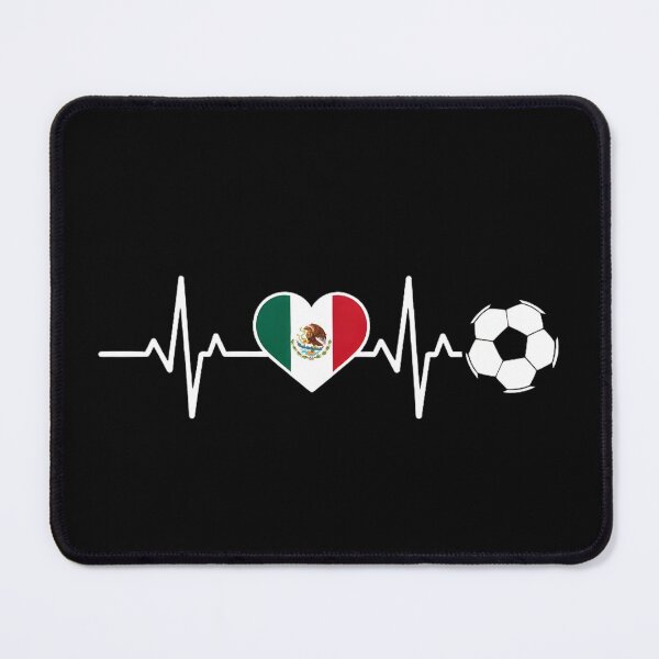 Item preview, Mexico Football Heartbeat Mexican Fan Team designed and sold by dudelinart.
