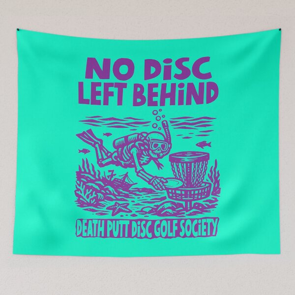 Item preview, Vintage Disc Golf No Disc Left Behind Funny Disc Golf Meme designed and sold by Colorfulman.