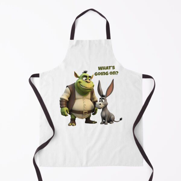 Item preview, Shrek And Donkey Funny Cartoon Duo Meme Style designed and sold by Miniverse Acrylics.