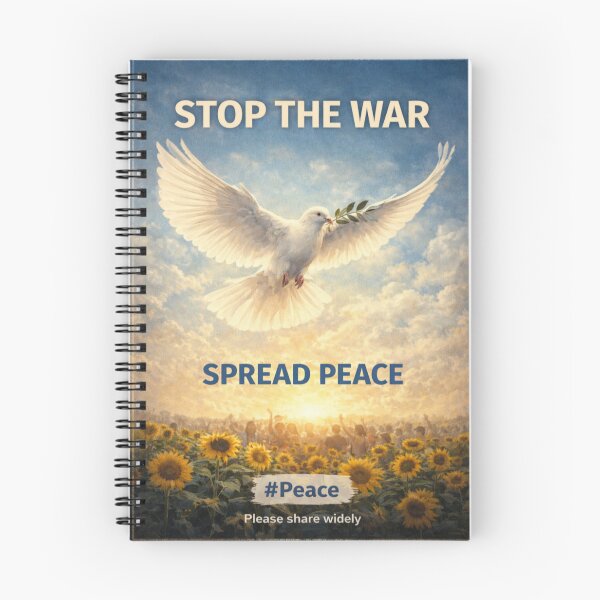 Item preview, Stop the War Spread Peace Dove Poster designed and sold by JM Language Service.