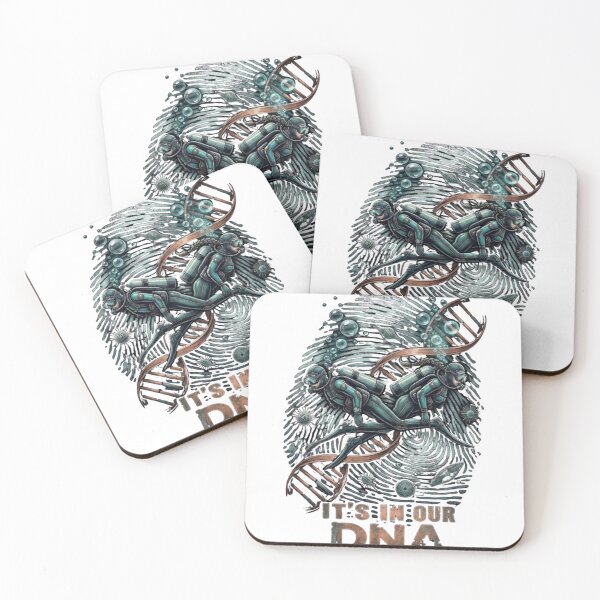Item preview, It’s In Our DNA – Scuba Diver Evolution Ocean Adventure Shirt designed and sold by Brinevex Co..