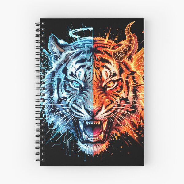 Item preview, Glitch Tiger designed and sold by Stickersdevelop.