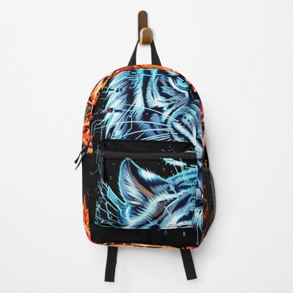 Item preview, Glitch Tiger designed and sold by Stickersdevelop.