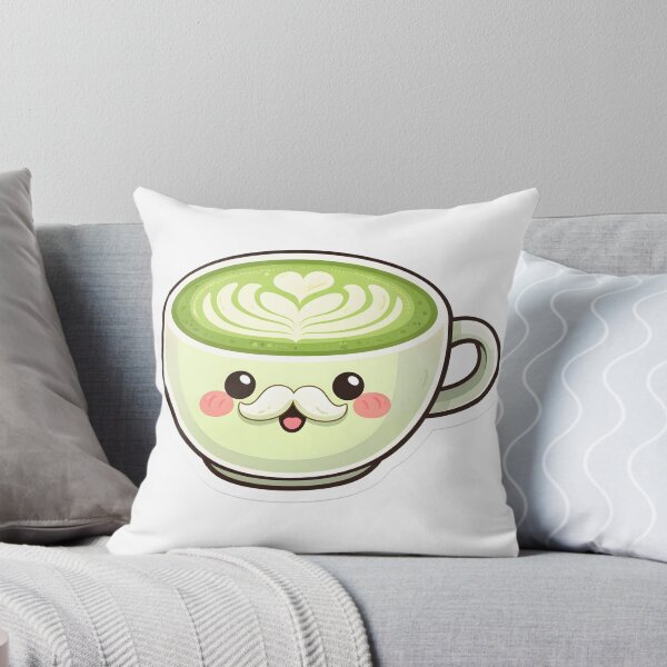 Item preview, Kawaii Matcha Latte – Cute Cafe Aesthetic Design designed and sold by DesignEG.