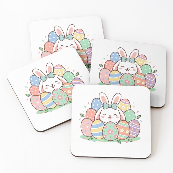 Item preview,   happy easter cute bunny designed and sold by  Mudikeys.