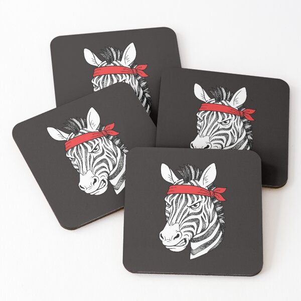 Item preview, Rebel Zebra with Red Bandana designed and sold by AwesomeBeyondLimits.