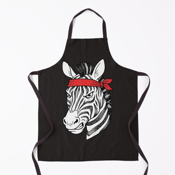 Item preview, Rebel Zebra with Red Bandana designed and sold by AwesomeBeyondLimits.