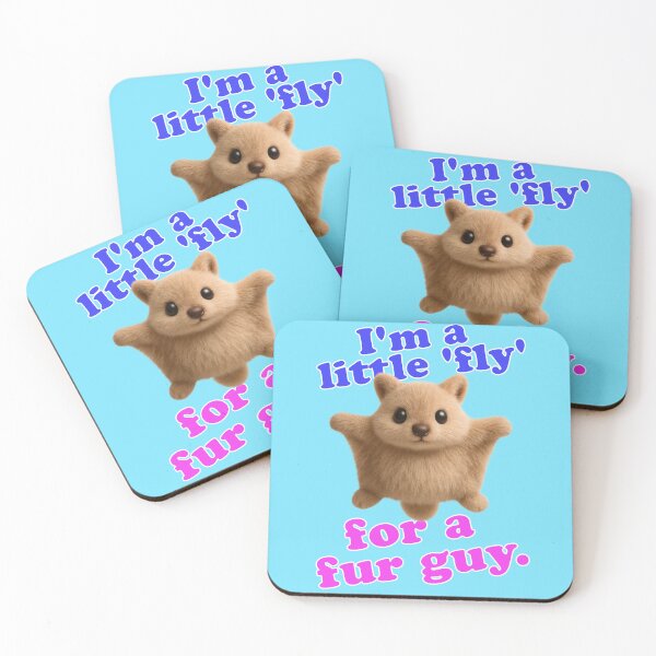 Item preview, I'm a Little Fly for a Fur Guy flying squirrel pun designed and sold by Mauswohn.