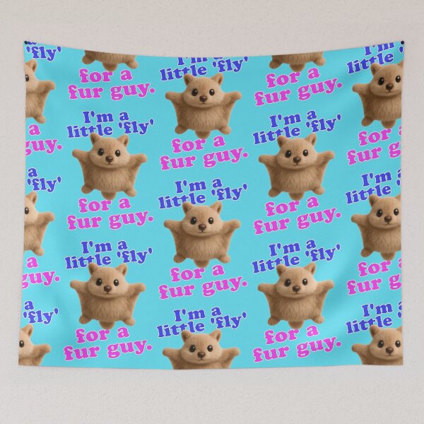 Item preview, I'm a Little Fly for a Fur Guy flying squirrel pun designed and sold by Mauswohn.