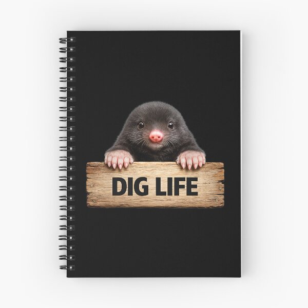 Item preview, Dig Life Cute Mole Funny Sticker designed and sold by EimSol.