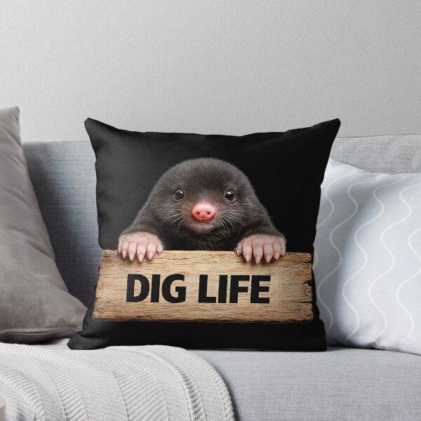 Item preview, Dig Life Cute Mole Funny Sticker designed and sold by EimSol.