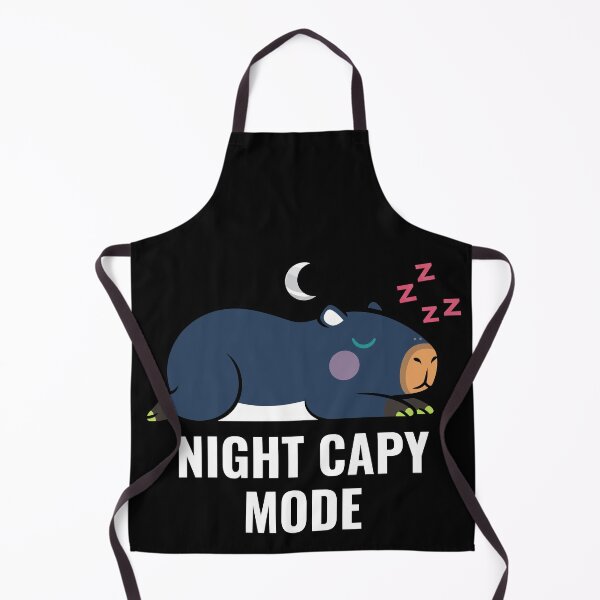 Item preview, Night Capy Mode - Sleepy Navy Blue Capybara designed and sold by AdriqnArt.
