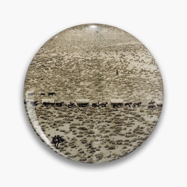 Item preview, Vintage Wagon Train Desert Scene From 1919 Film designed and sold by TheSoulOfArt.
