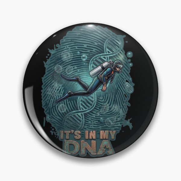 Item preview, It’s In My DNA – Scuba Diver Ocean Passion Graphic Shirt designed and sold by Brinevex Co..