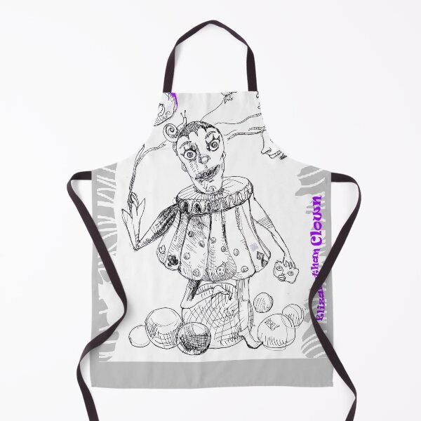 Item preview, Elizabethan Clown With Balloons (Drawing by ACCI) designed and sold by VanyssaGraphics.