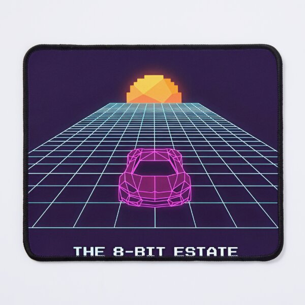 Item preview, Retro 16-Bit Grid Wireframe Vaporwave Gaming designed and sold by The Modern Den.