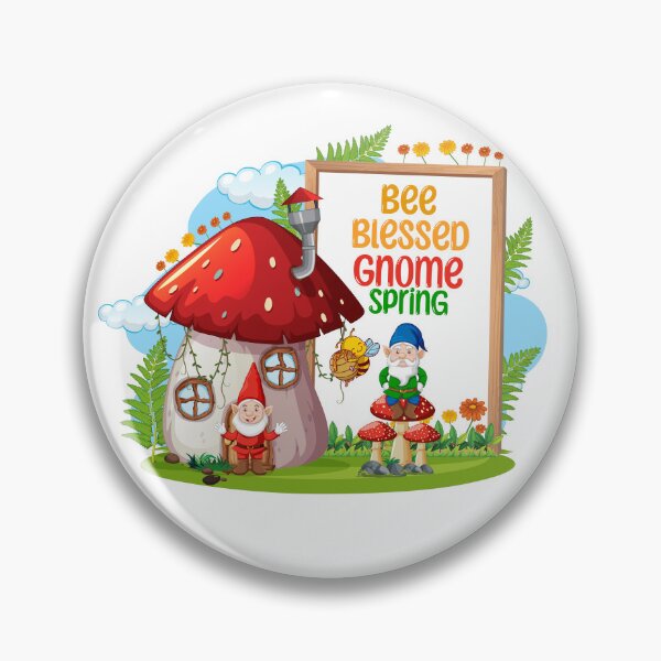 Item preview, Bee Blessed Gnome Spring designed and sold by BOONEEX.