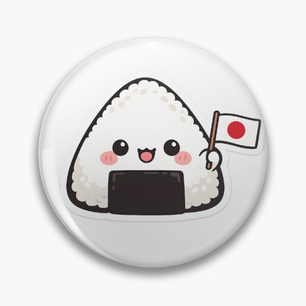 Item preview, Kawaii Onigiri Rice Ball – Cute Japanese Snack Design designed and sold by DesignEG.