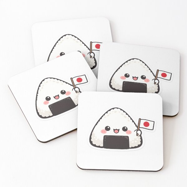 Item preview, Kawaii Onigiri Rice Ball – Cute Japanese Snack Design designed and sold by DesignEG.