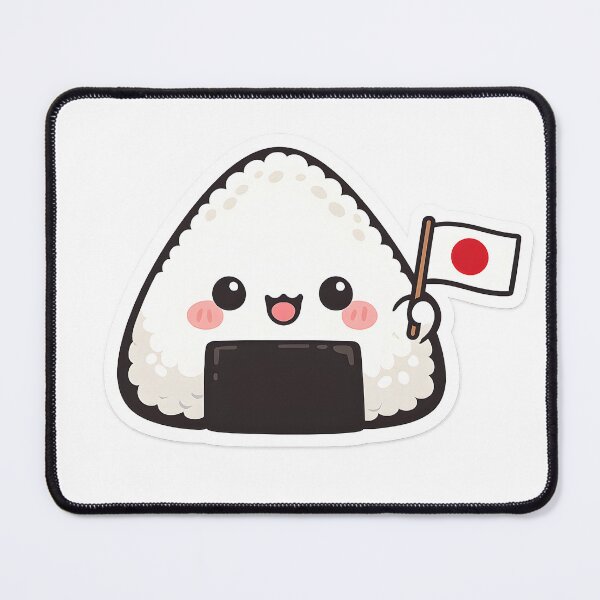 Item preview, Kawaii Onigiri Rice Ball – Cute Japanese Snack Design designed and sold by DesignEG.