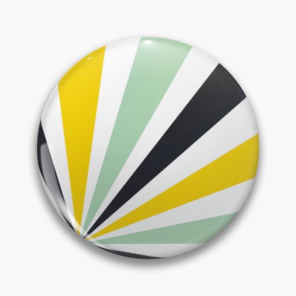 Item preview, Mid-Century Modern Sunburst Design In Green And Yellow designed and sold by DEC02.