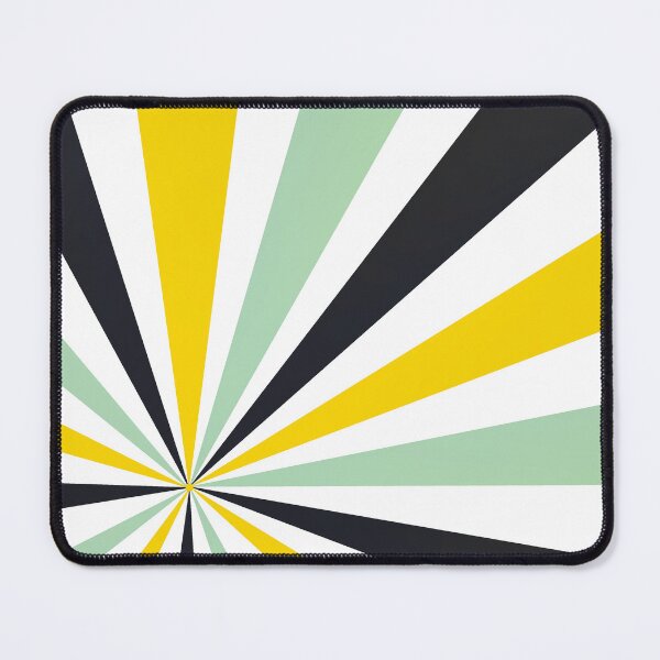 Item preview, Mid-Century Modern Sunburst Design In Green And Yellow designed and sold by DEC02.