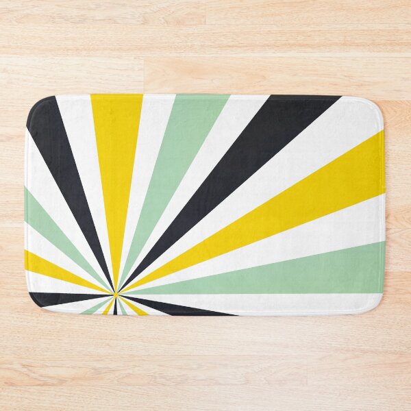 Item preview, Mid-Century Modern Sunburst Design In Green And Yellow designed and sold by DEC02.
